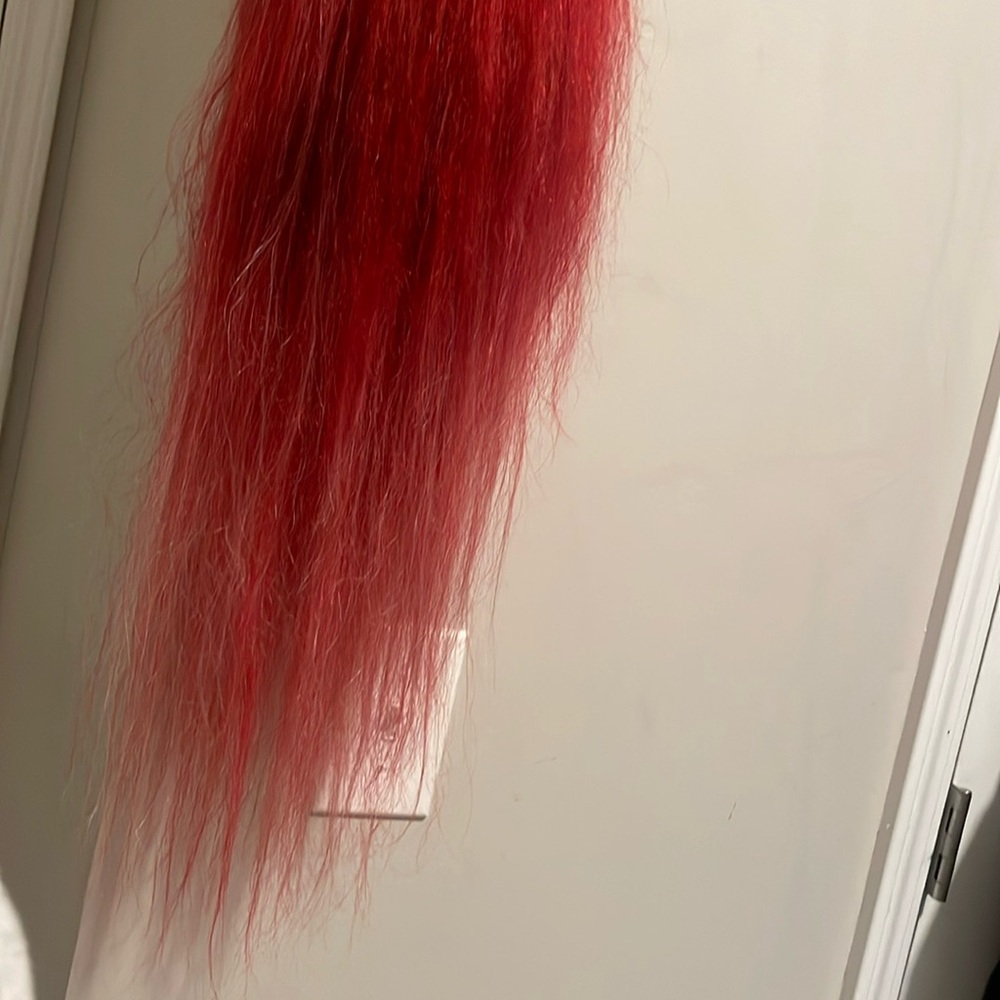 13x4 Red ombre pink Lace Frontal Wig